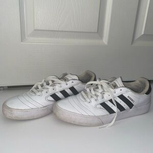 Men’s Size 11 Adidas Busenitz White And Black Sneakers H04887